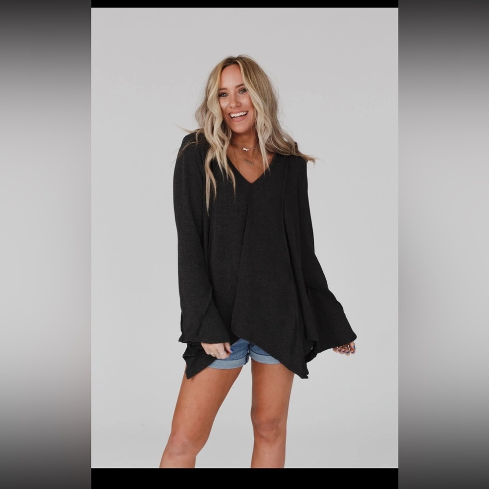 Three Bird Nest Golden Hour Long Bell Sleeve Top